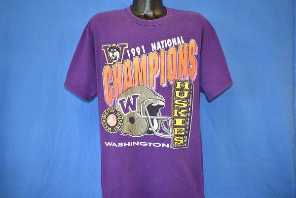 90s Washington Huskies 1991 National Champs t-shirt Extra Large - The ...