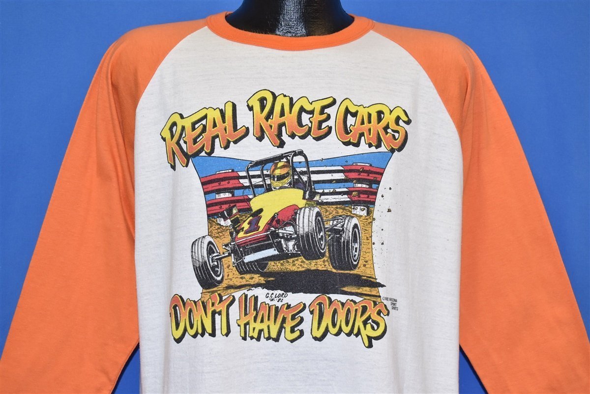 80s Real Race Cars Don T Have Doors T Shirt Extra Large The Captains Vintage