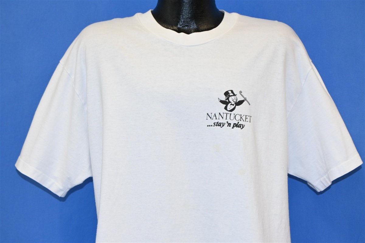 90s Nantucket University Logo Monopoly Spoof t-shirt Extra Large - The ...