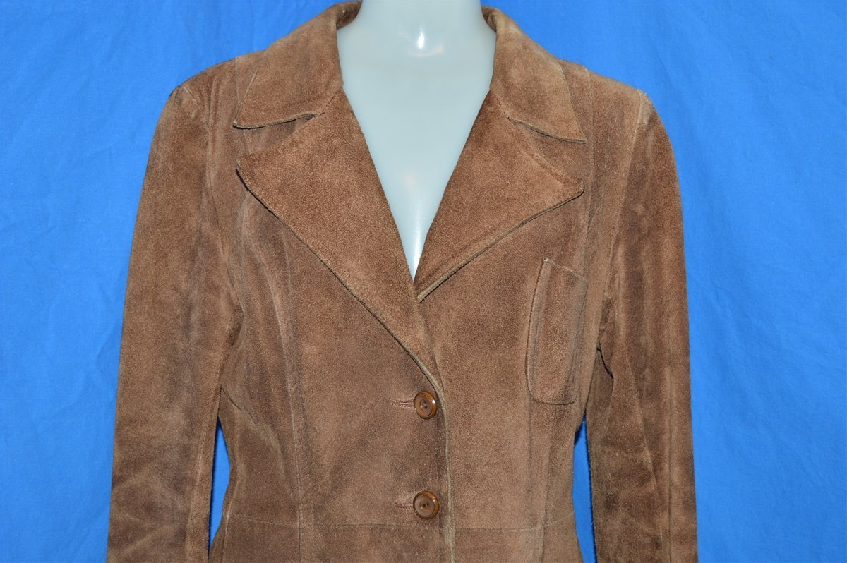 70s Leather Jacket Women's Medium