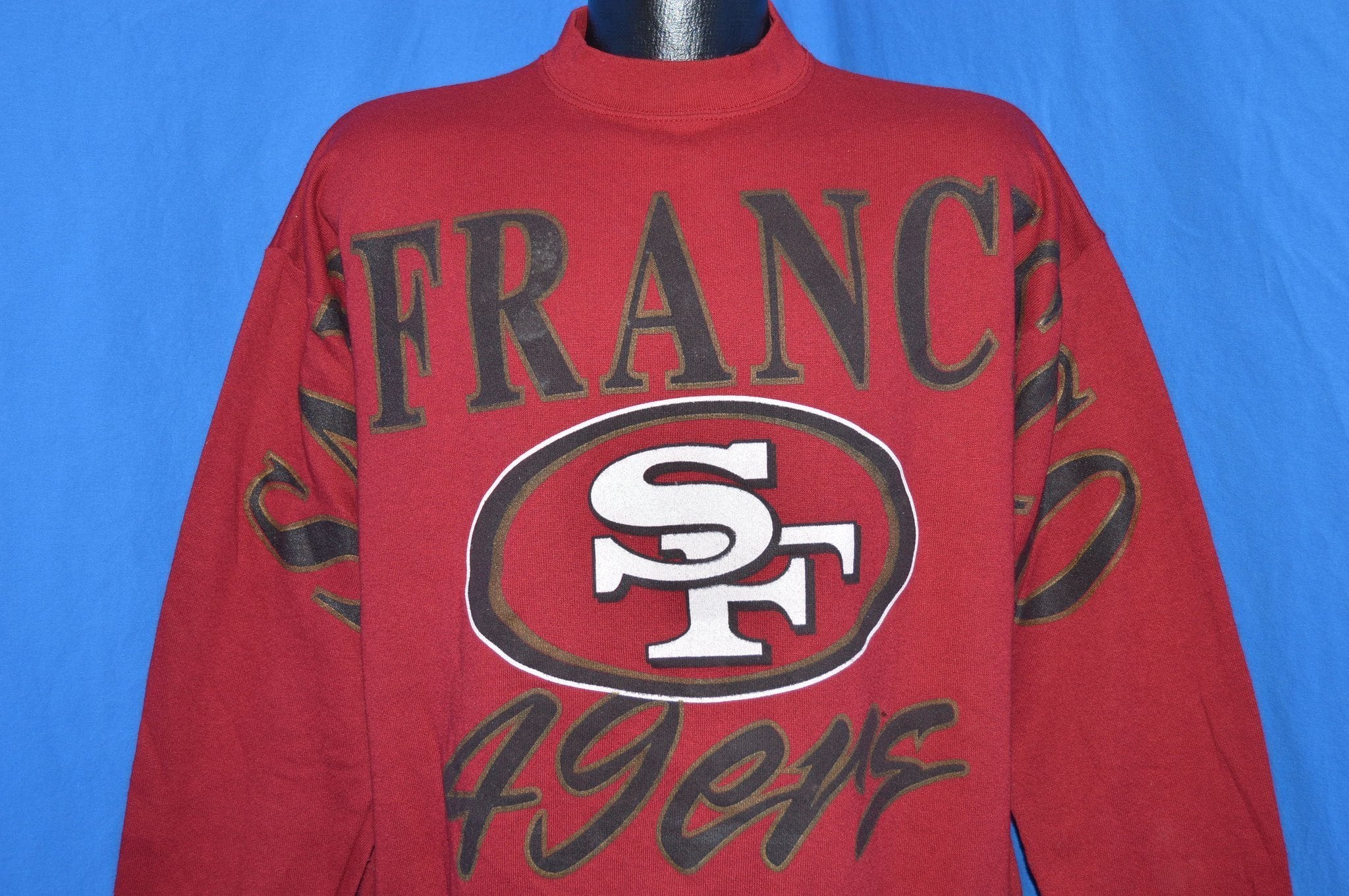 90s San Francisco 49ers Logo 7 Crewneck Sweatshirt Large - The Captains ...