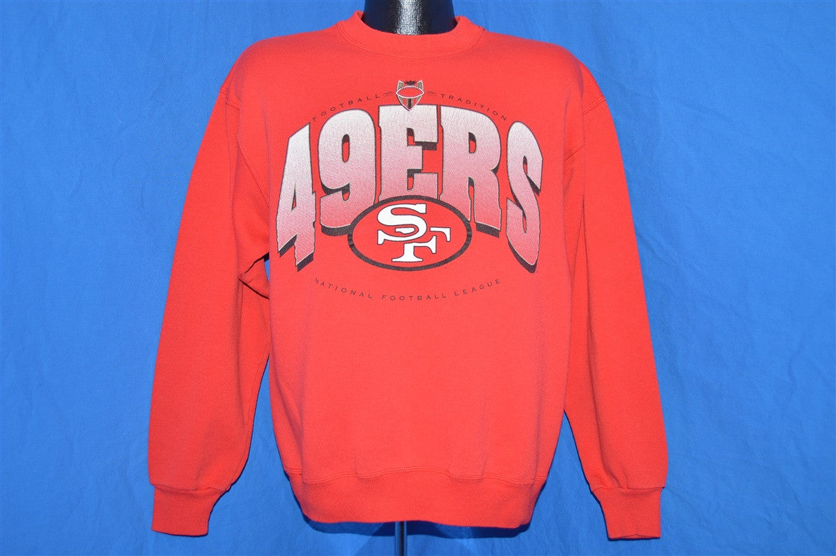 90s San Francisco 49ers Niners Logo NFL Crewneck Sweatshirt Large - The ...