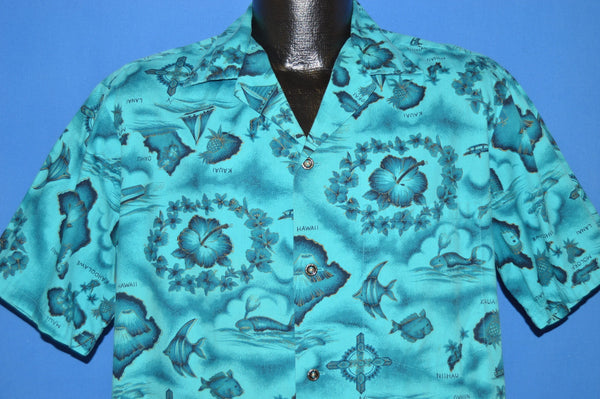 70s Ui-Maikai Tribal Tiki Metal Button Hawaiian Shirt Large – The Captains  Vintage