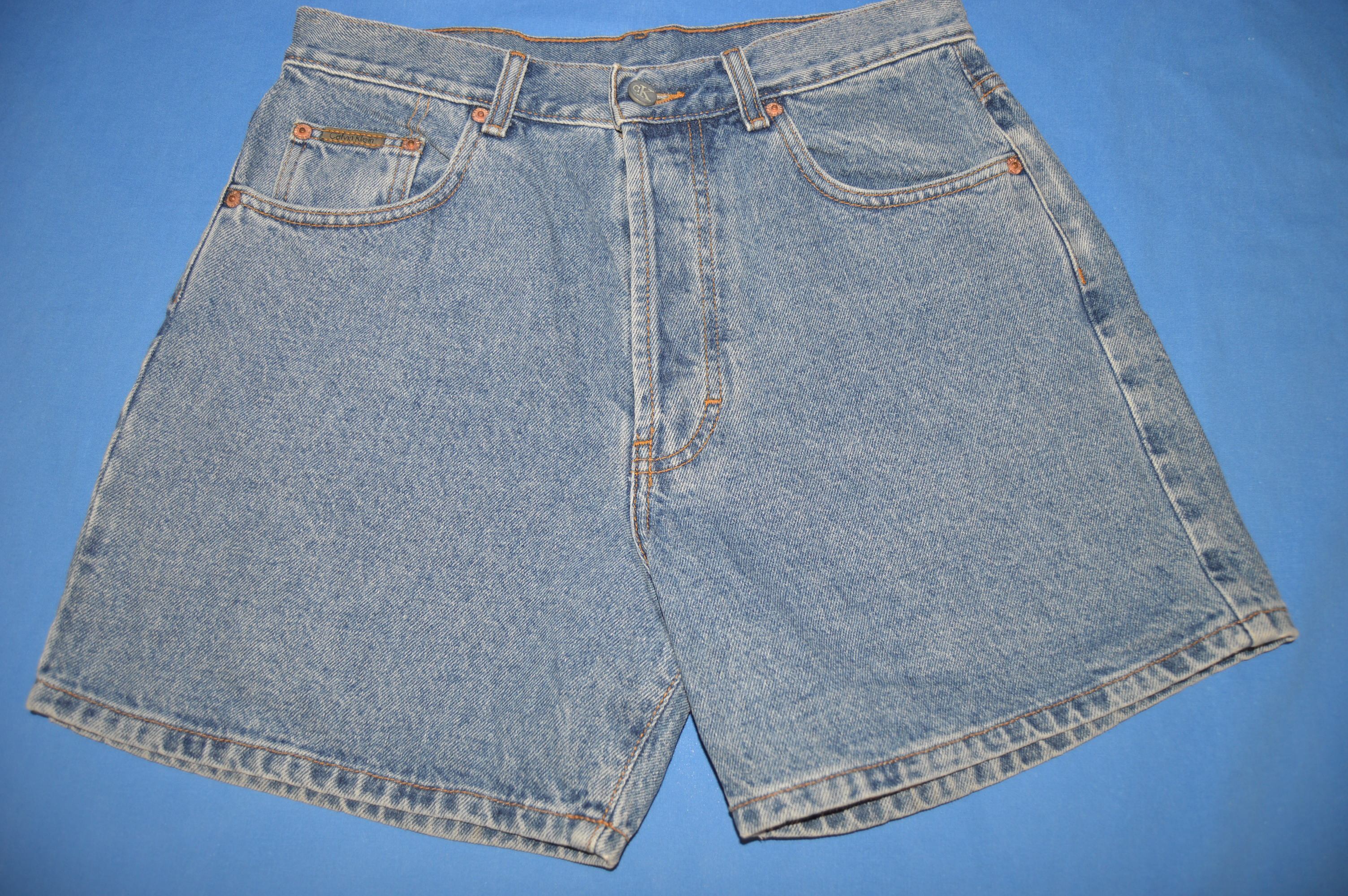 vintage calvin klein jean shorts