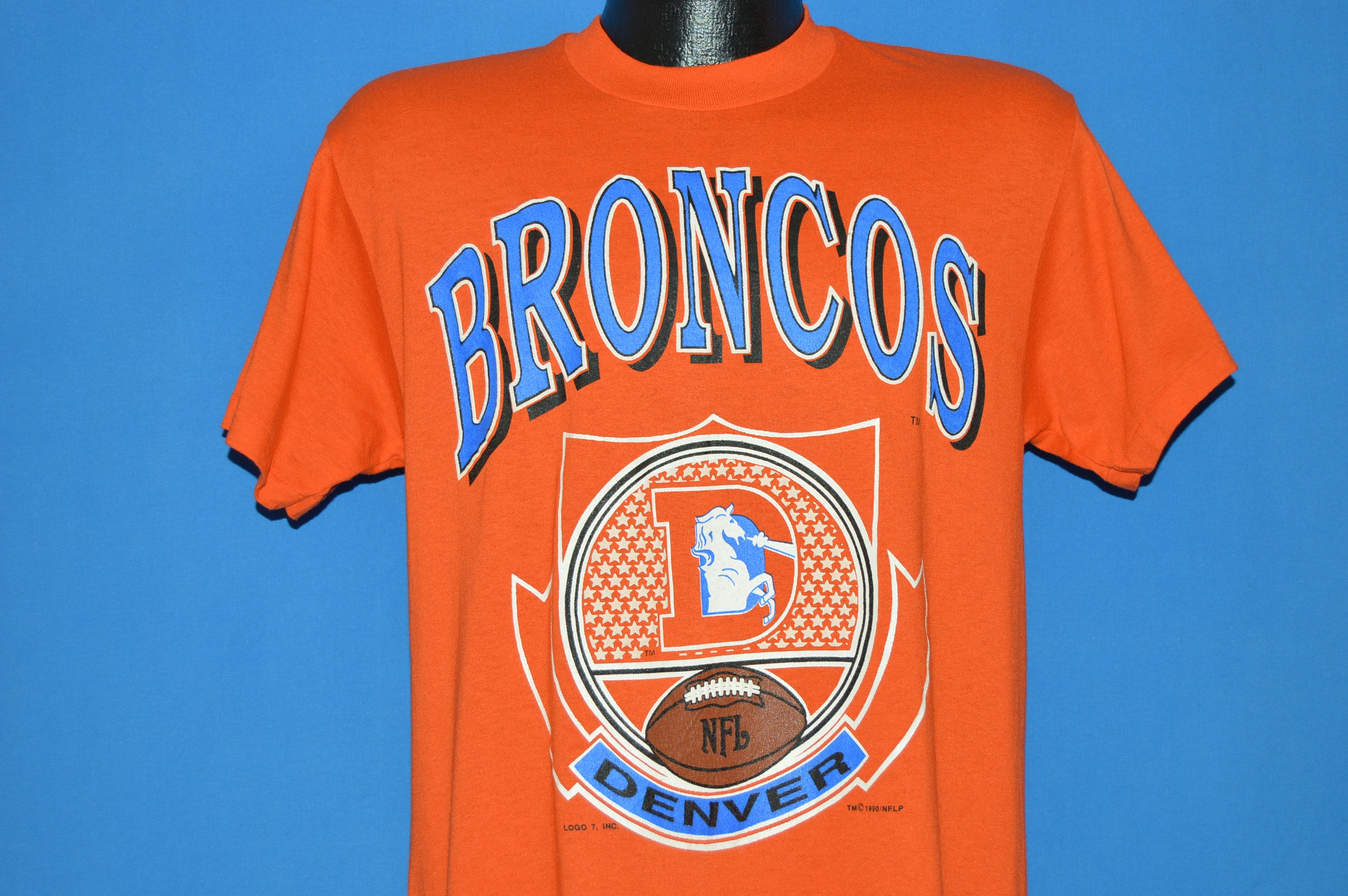 90s Denver Broncos NFL t-shirt Medium - The Captains Vintage