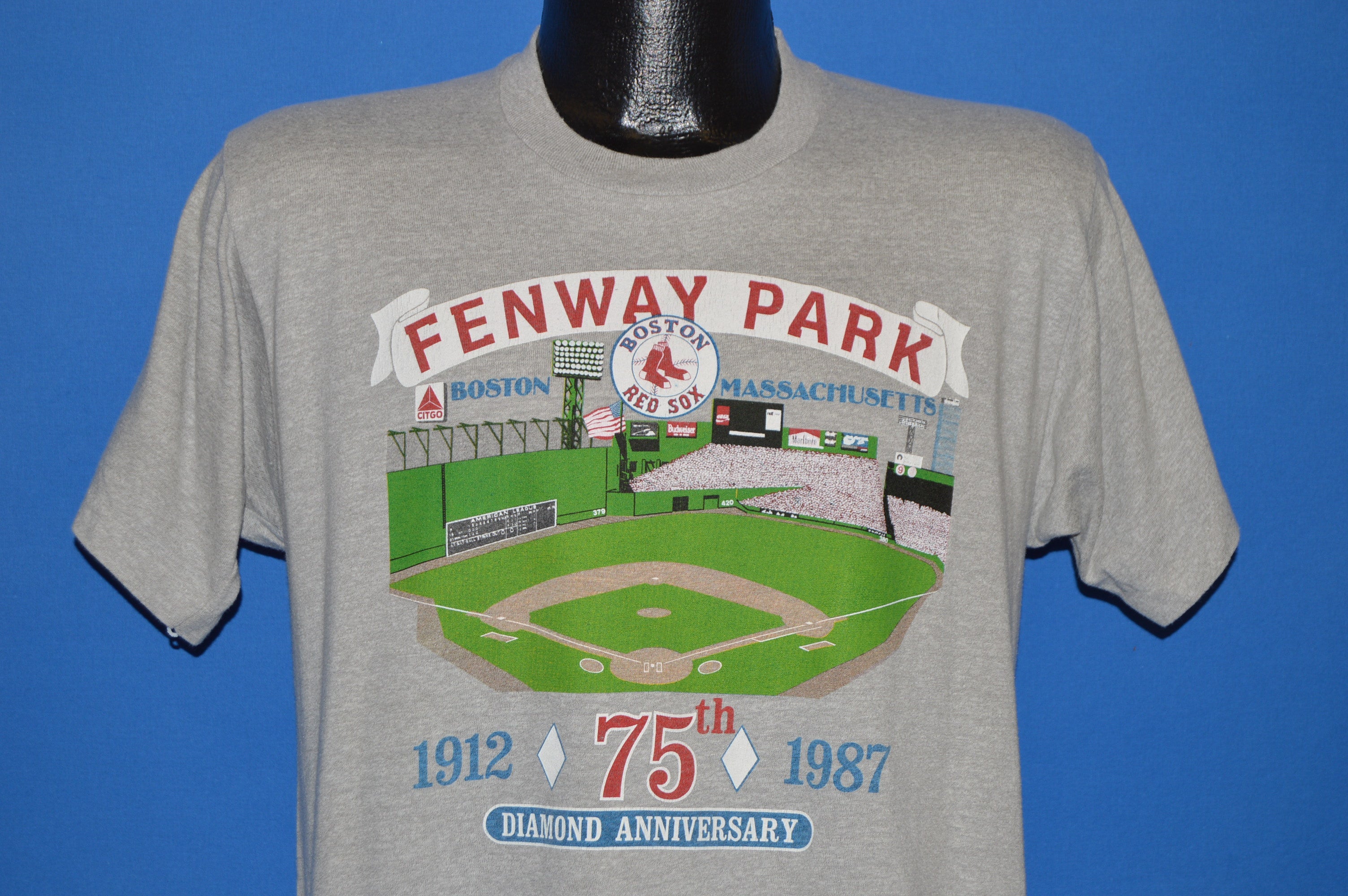 retro red sox shirt