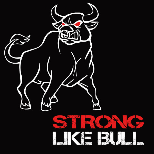 Strong Like Bull Mens Triblend Crew