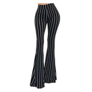 black and white striped pants bell bottoms