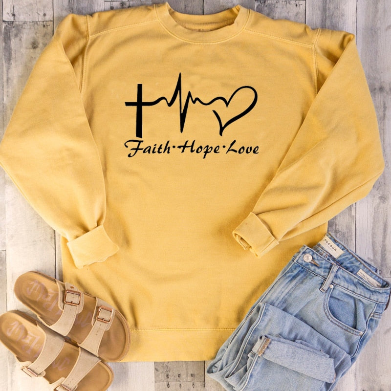 faith hope love sweatshirt