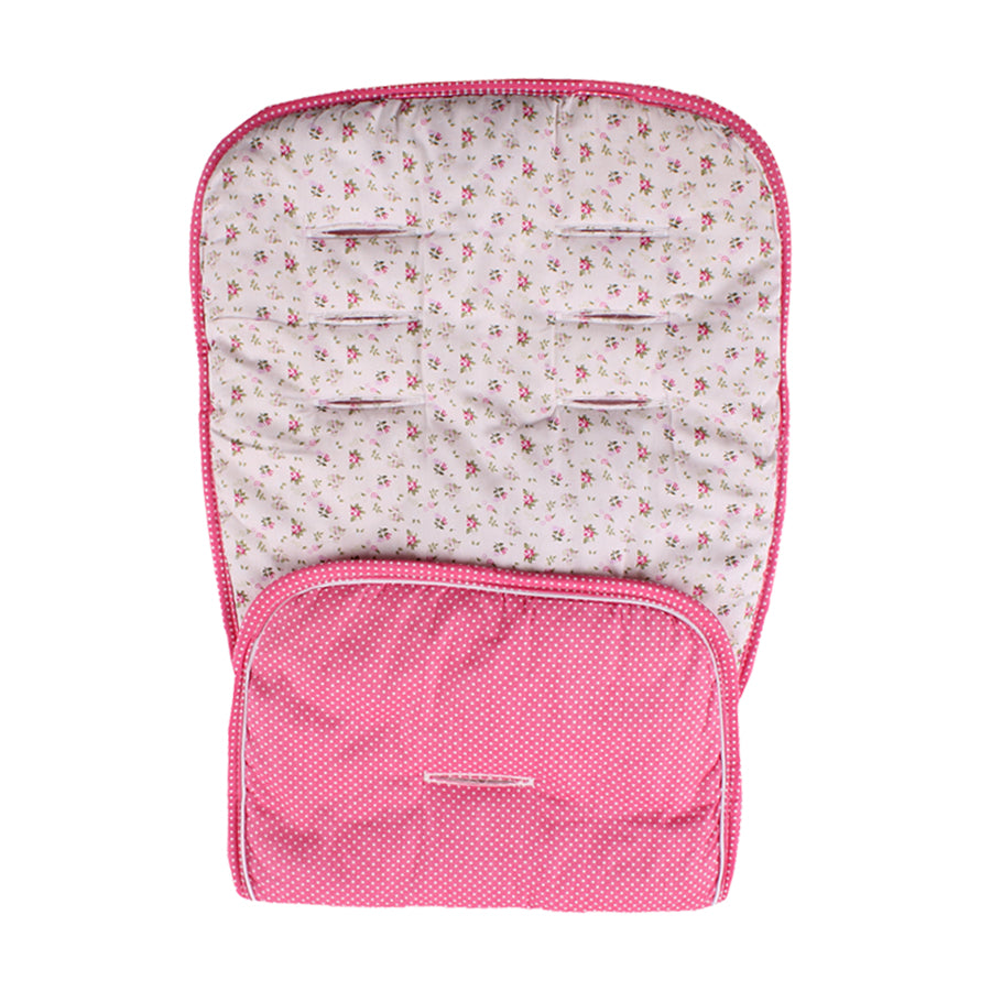 pink pushchair liner