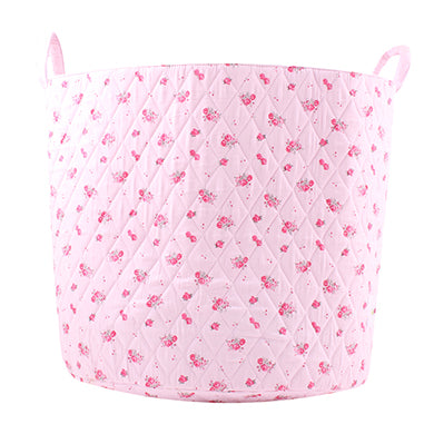 pink storage baskets nursery