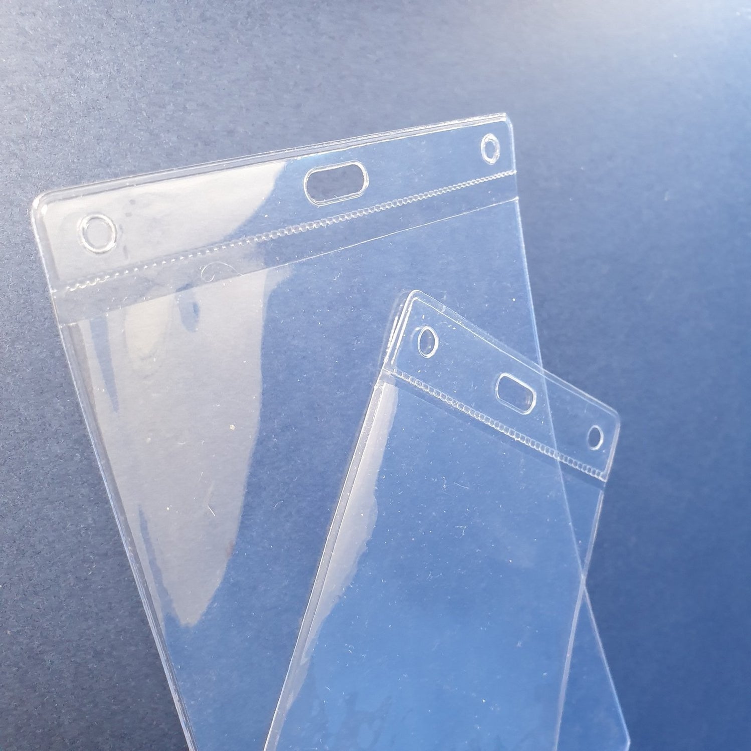 Clear PVC Pockets and Sleeves POC1 — Hang and Display