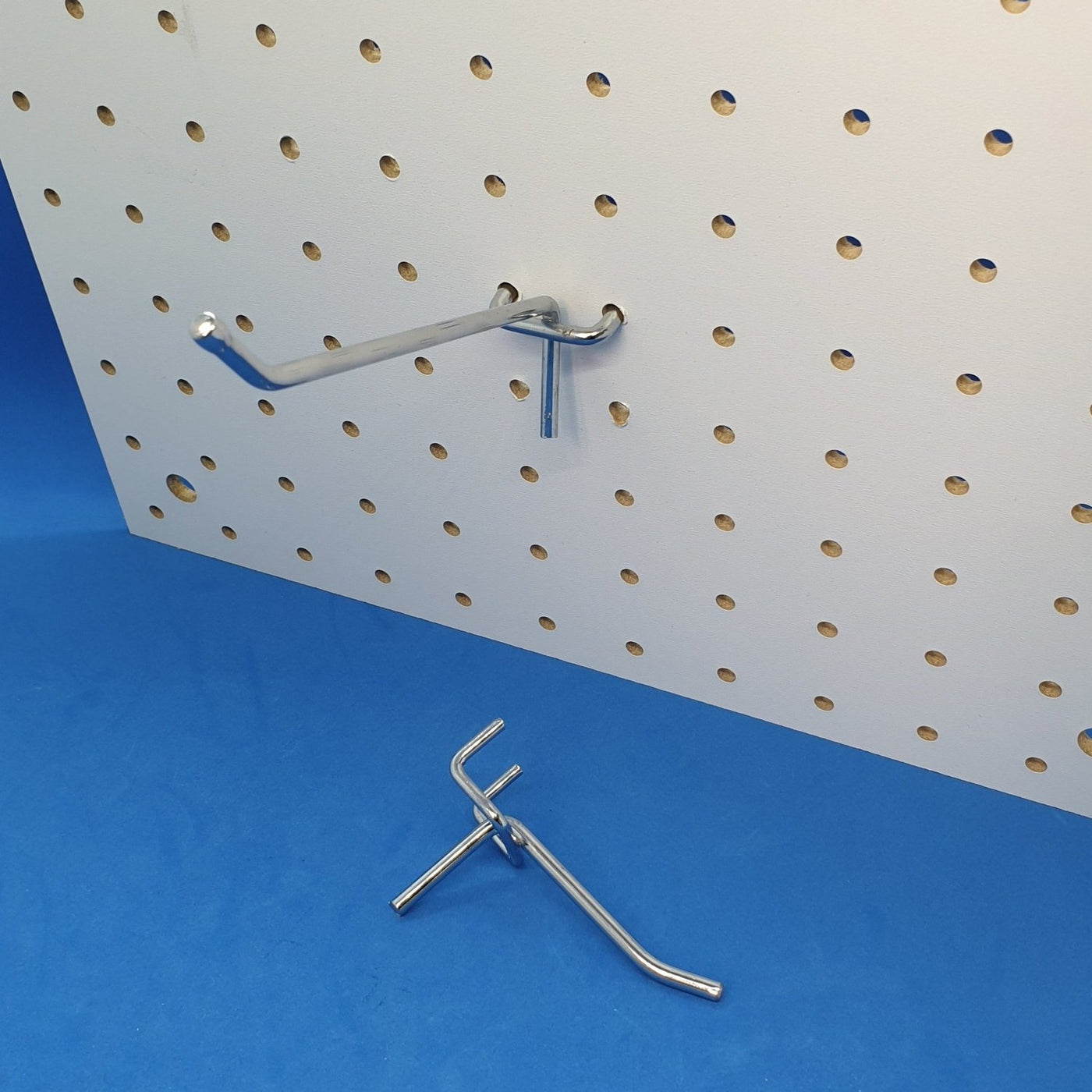 Pegboard and Slatwall Single Prong Metal Merchandising Hook PEG14