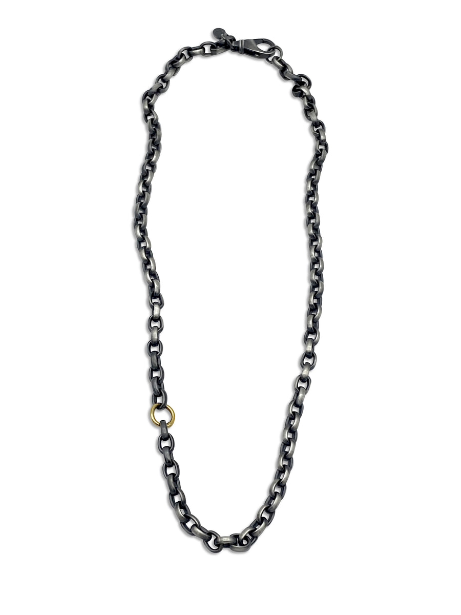 CHUNKY OVAL NECKLACE – Tina Negri Jewelry