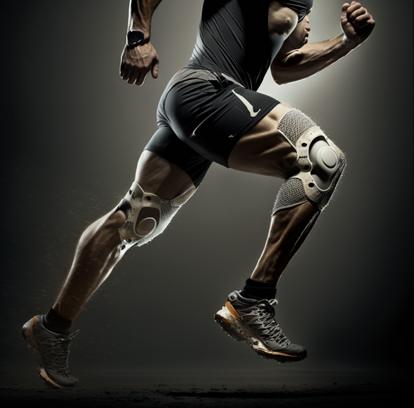 running with a knee brace