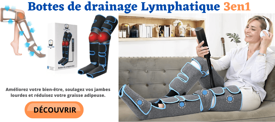 drainage lymphatique pour jambes enflées