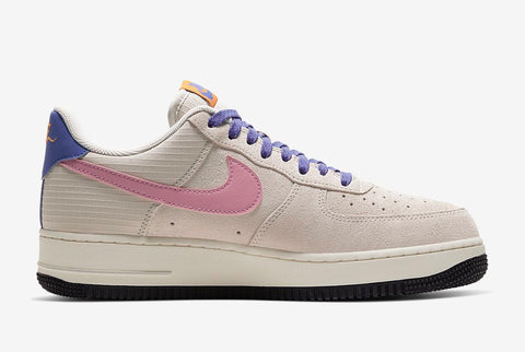 pink and tan air force ones