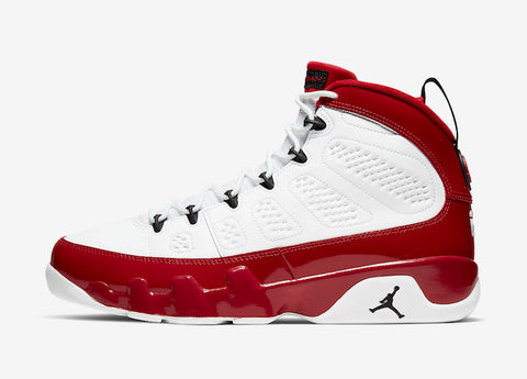 air jordan ix white red