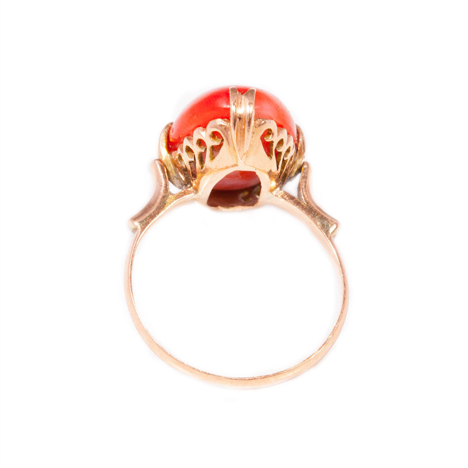 Antique Coral Ring in 18ct | Antique & Vintage Jewellery | Melbourne ...