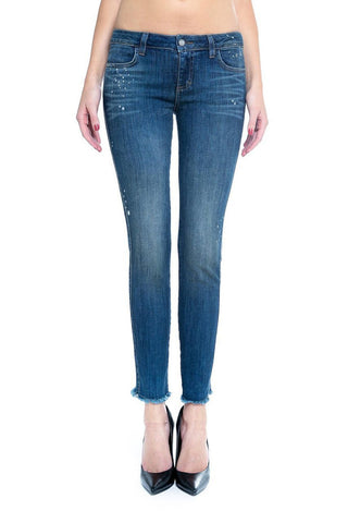 guardian blue jeans frayed hem Siwy denim leggsington shop online uk