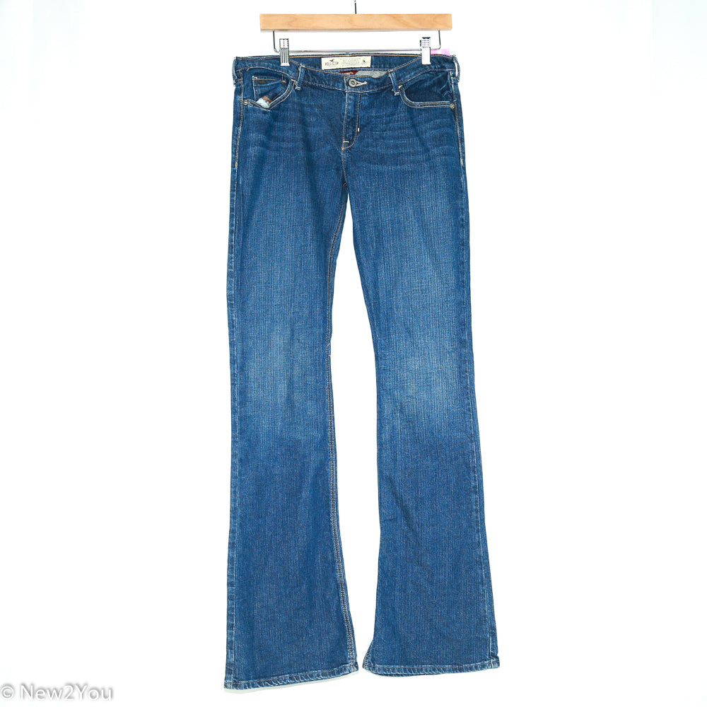 dark wash jeans hollister