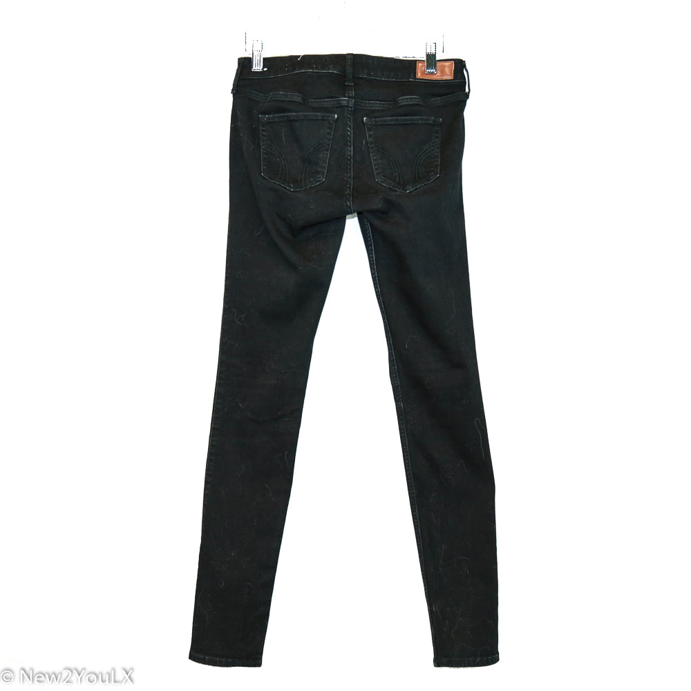 hollister black skinny jeans