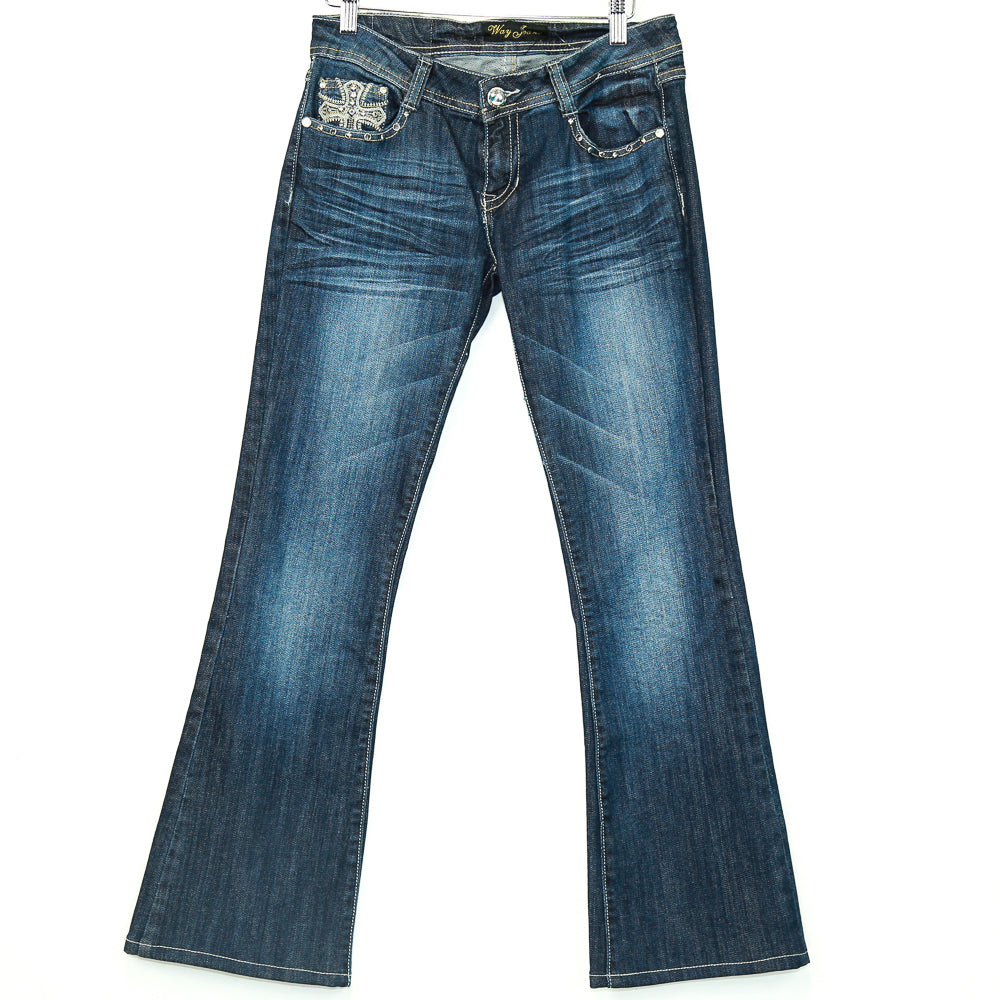 dark wash jeans hollister