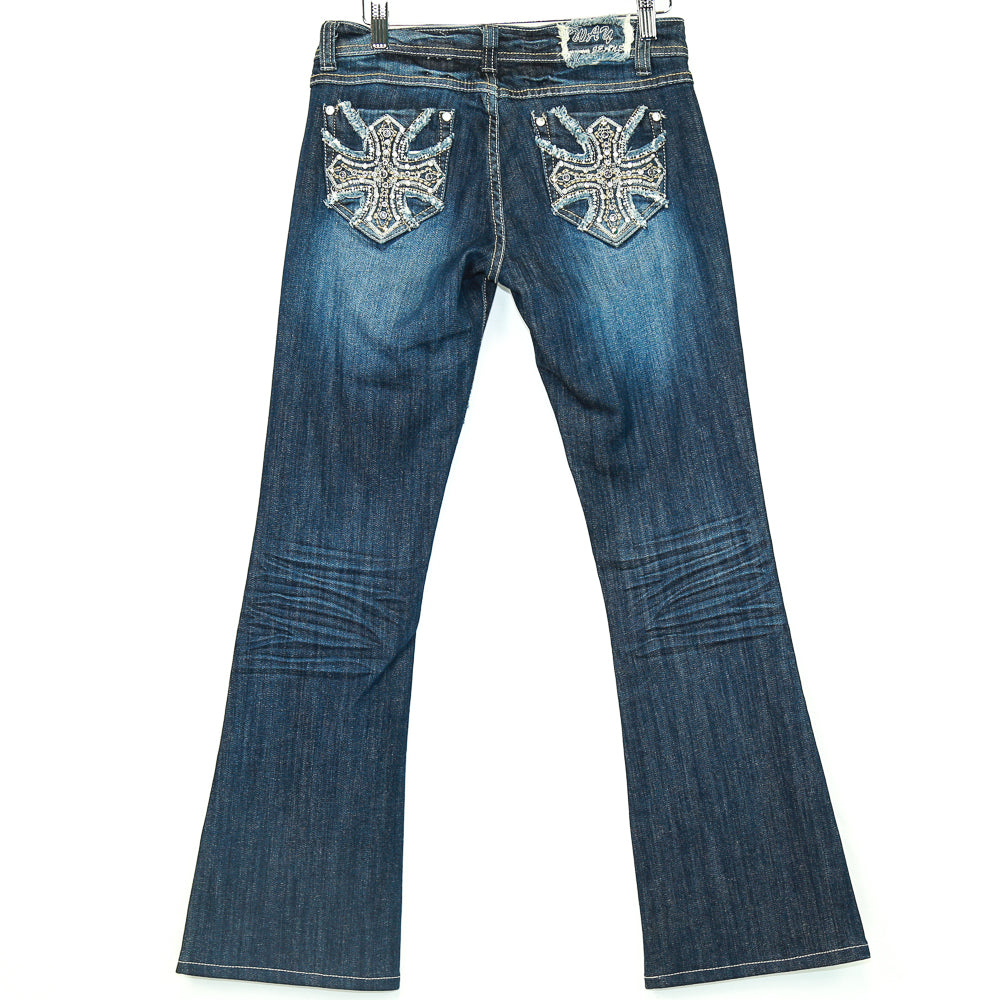 hollister dark wash jeans