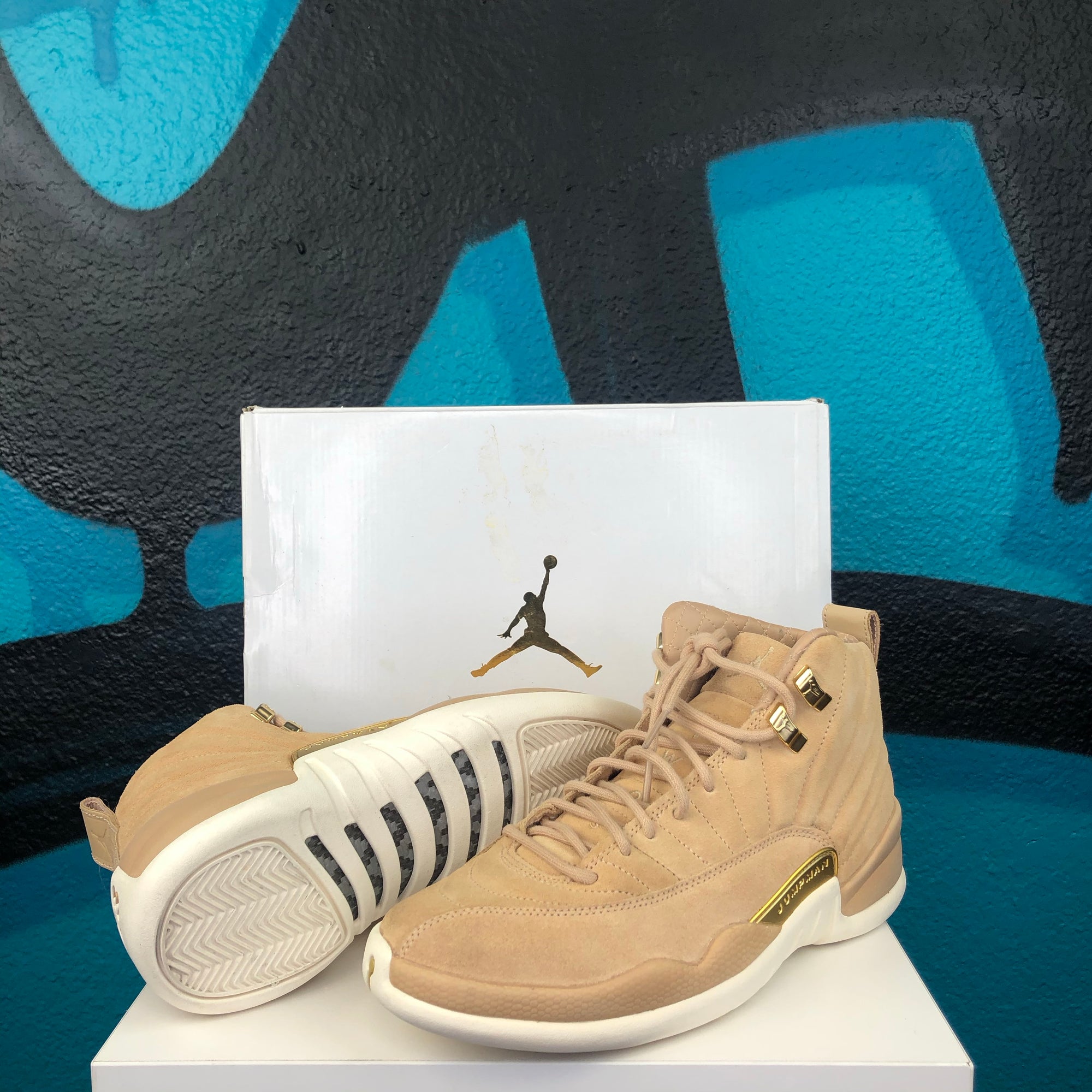 tan jordan 12