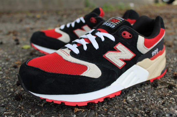 new balance 999 black and red