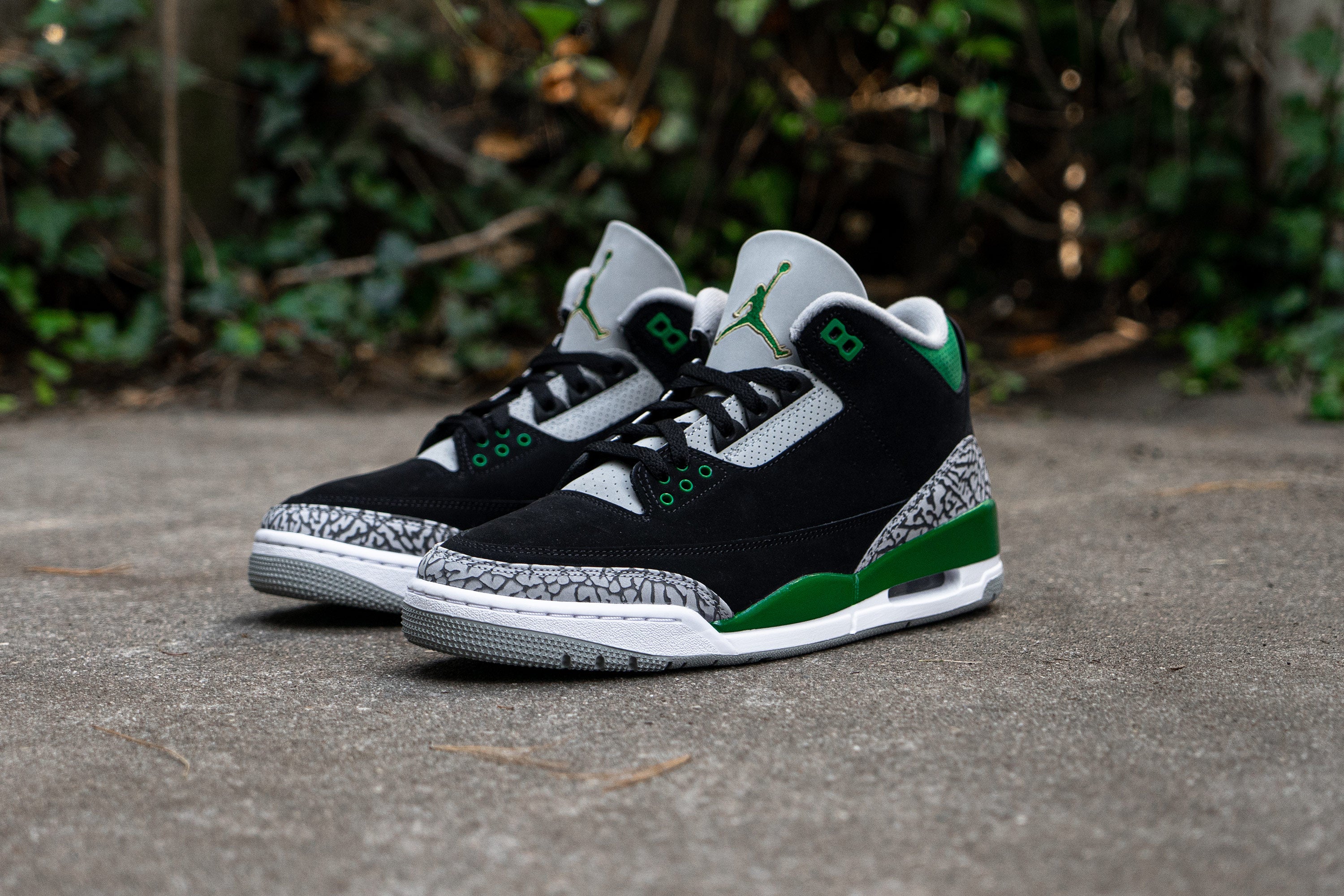 all green jordan 3