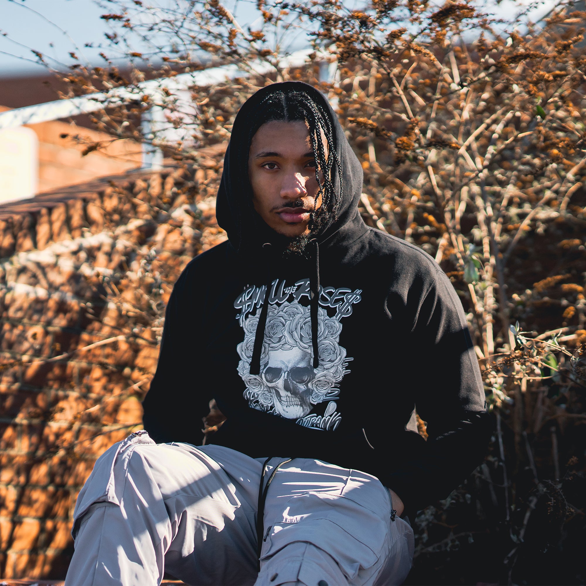 Outrank Smell the Roses Pullover Hoodie