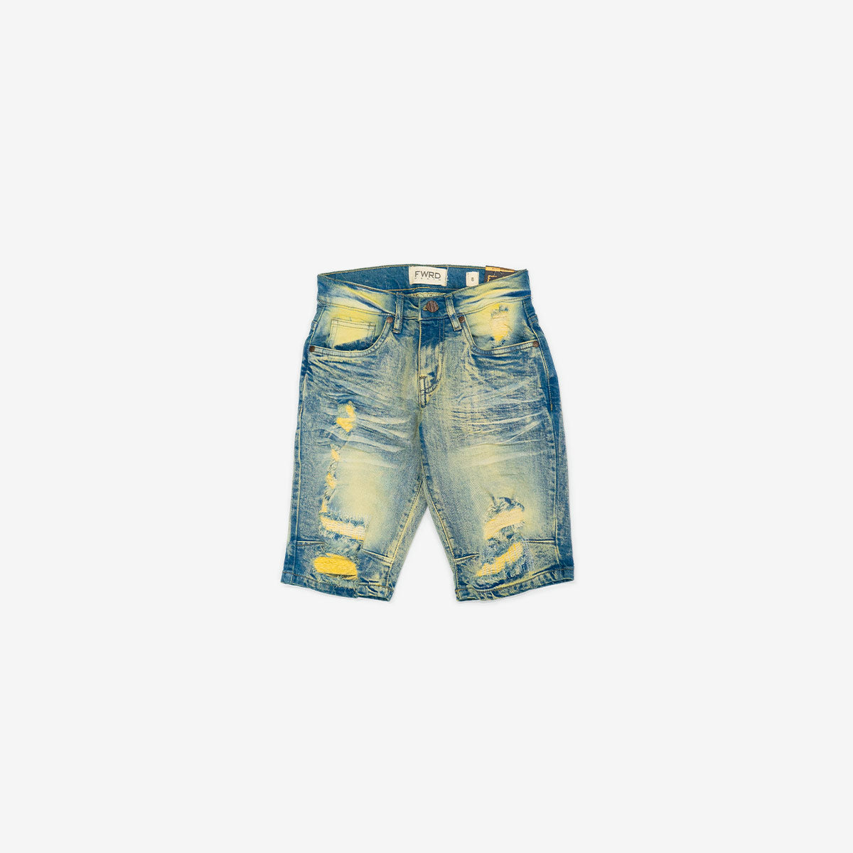 Evolution in Design Boys Washed Up Denim Shorts