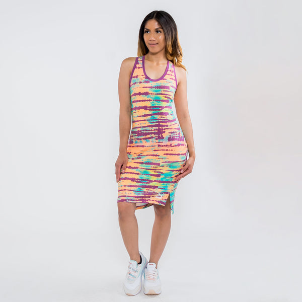 tie dye puma dress