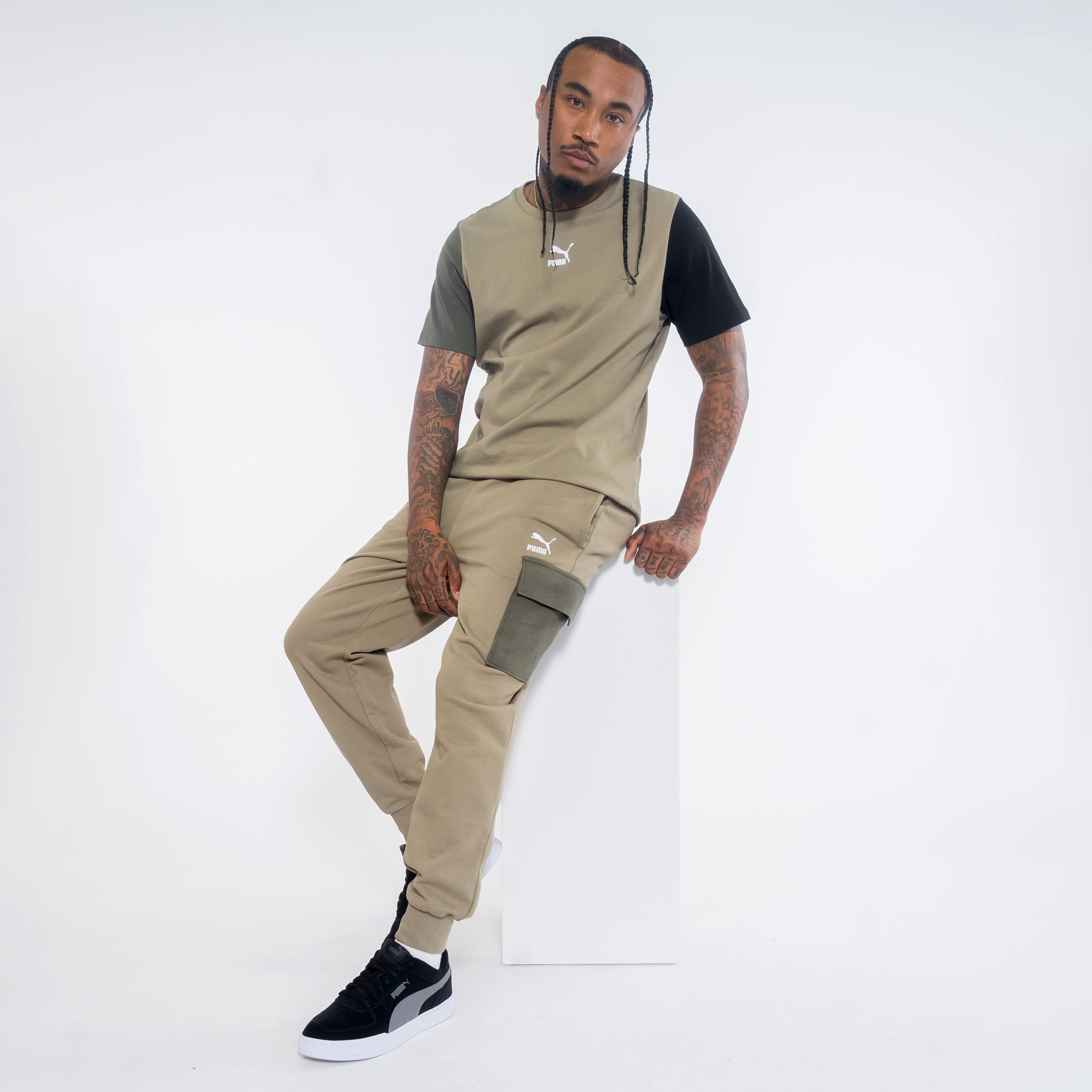 PUMA CLSX French Terry Cargo Pants