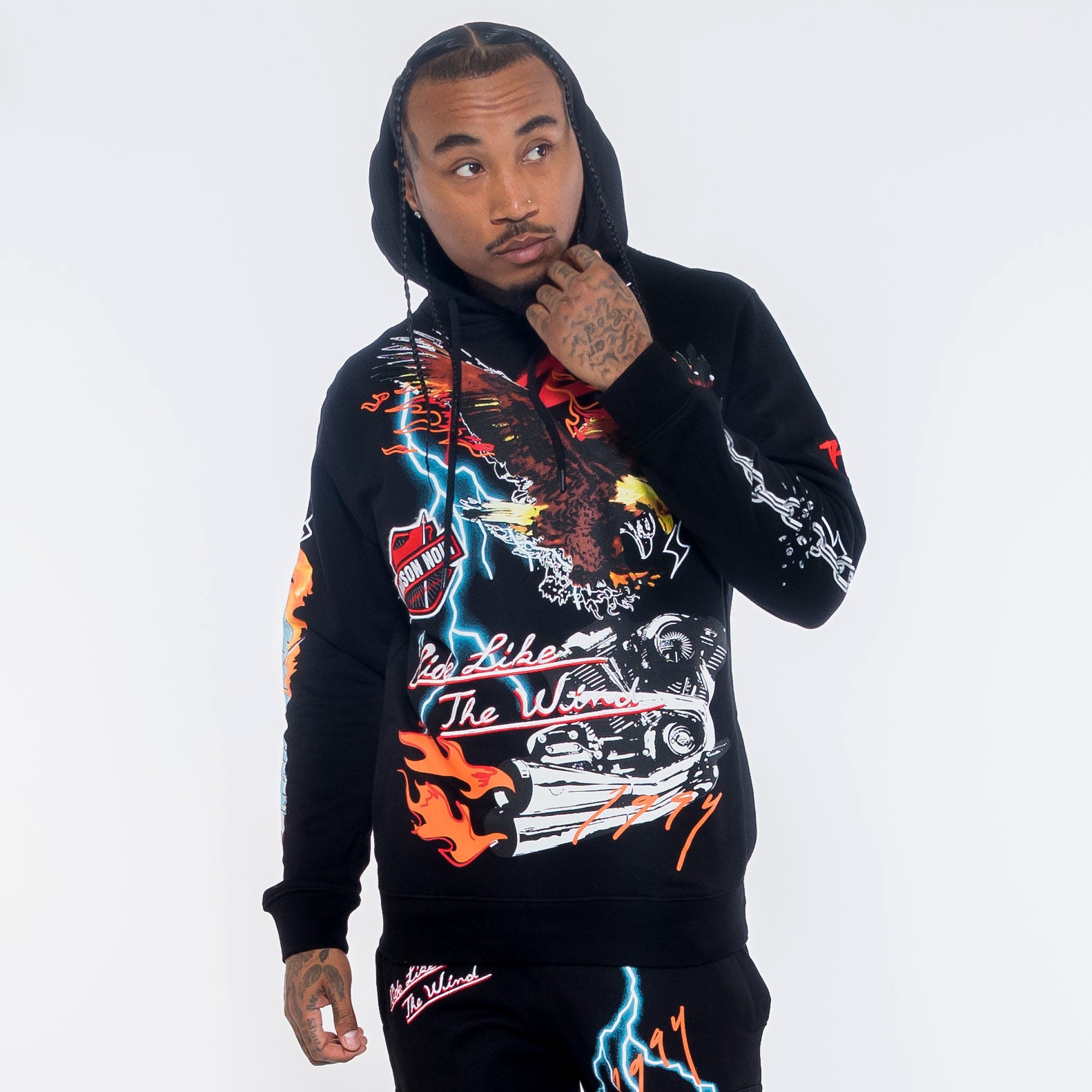 Maison Noir Ride Out Pullover Hoodie