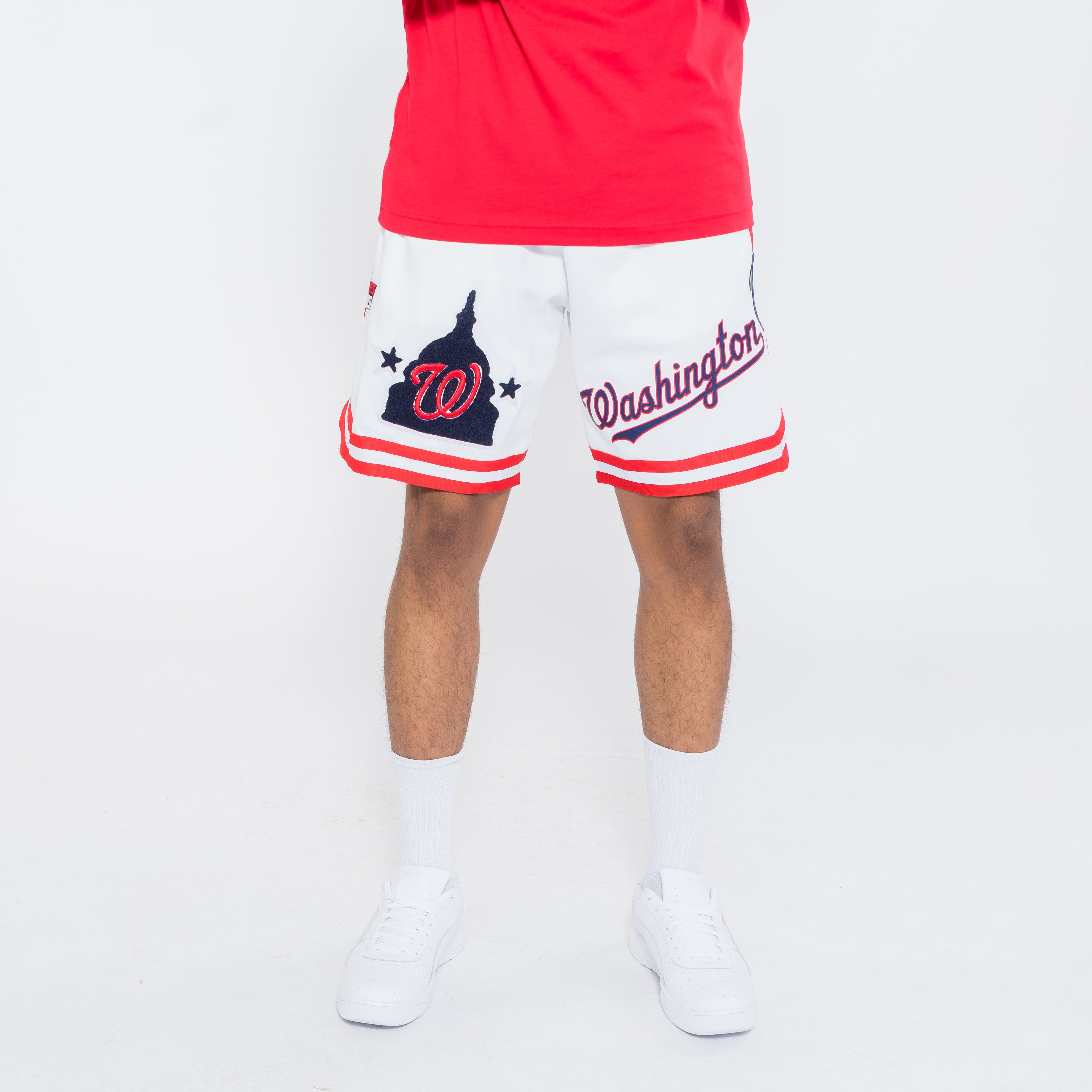 Pro Standard MLB Washington Nationals Luxe Jersey Shorts