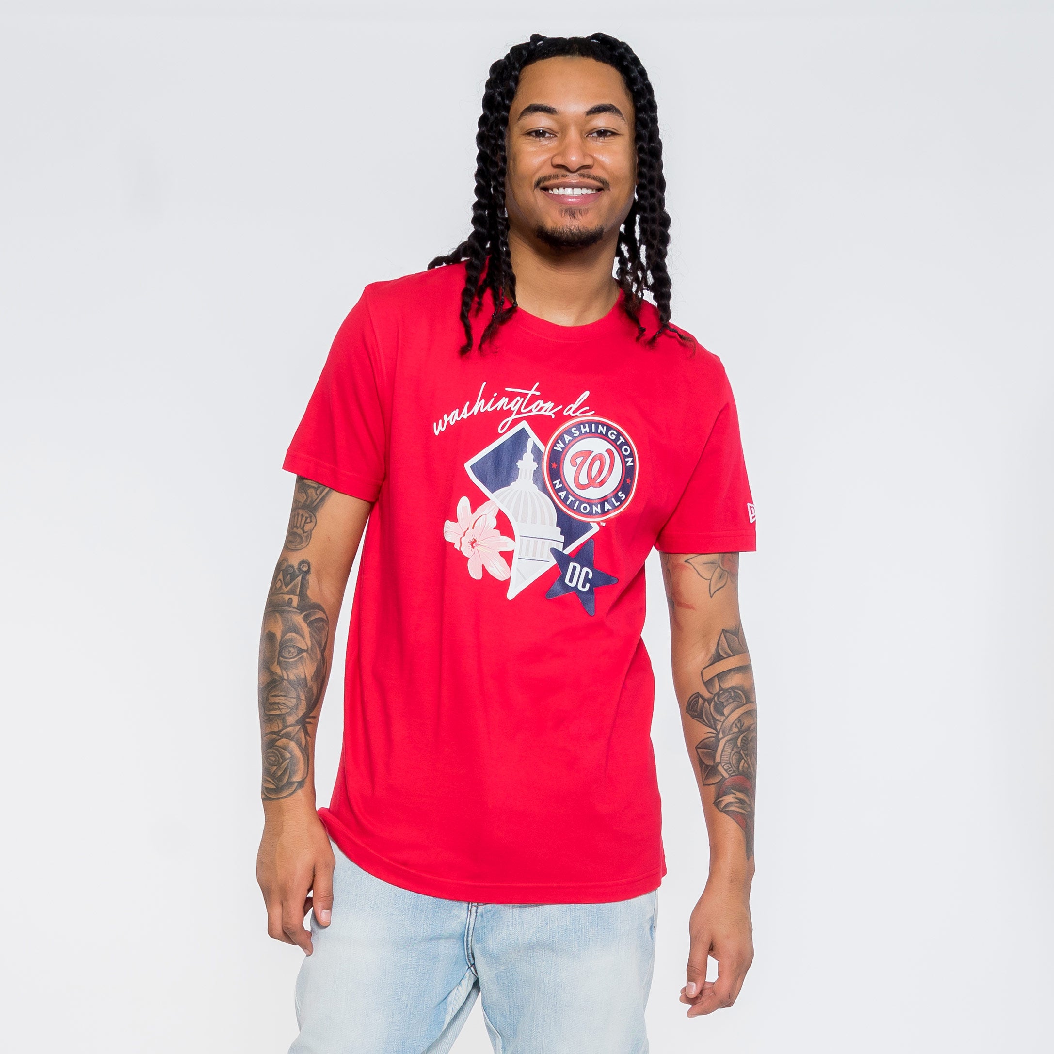 New Era MLB Washington Nationals City Cluster Tee