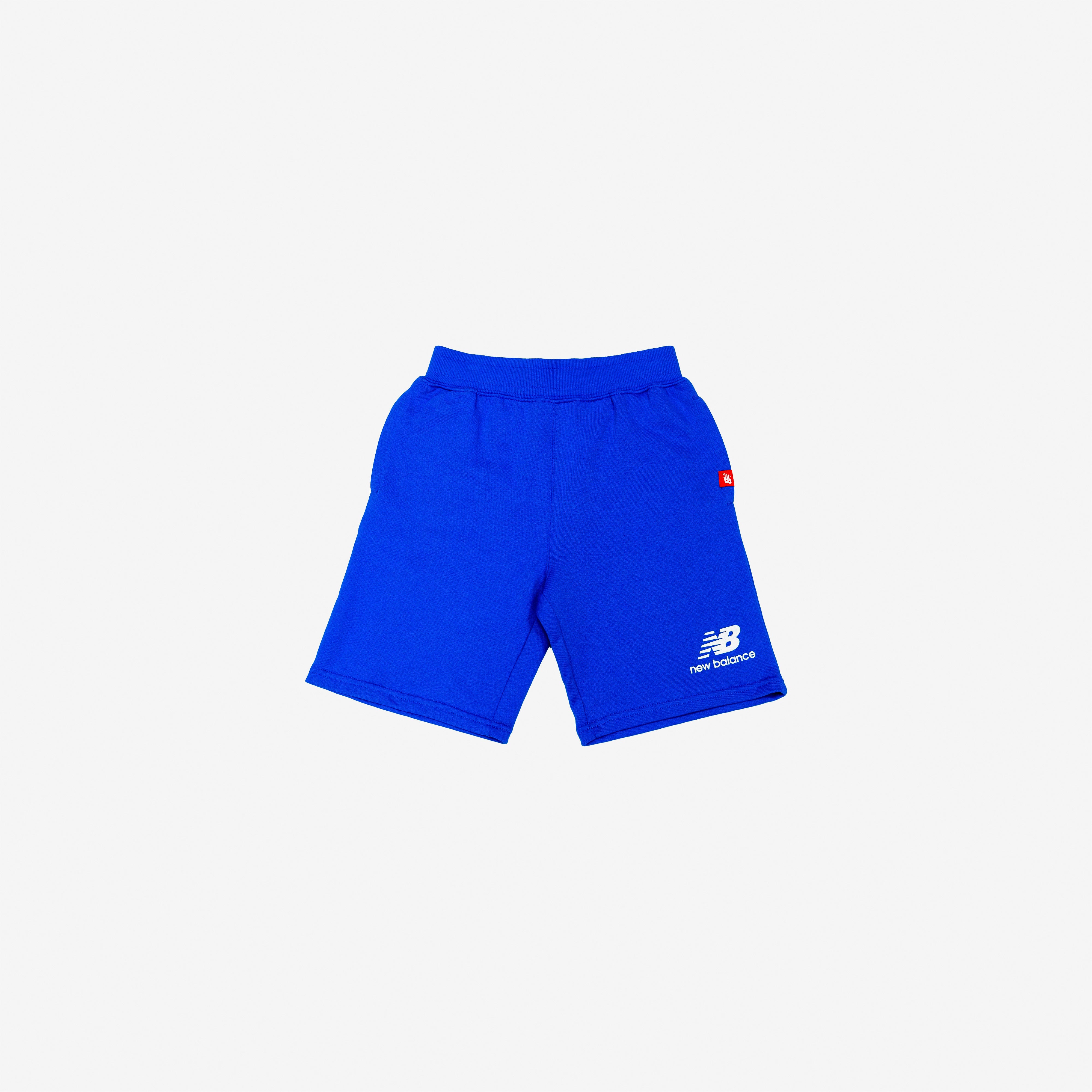 New Balance Boys Essentials Stacked Logo French Terry Short