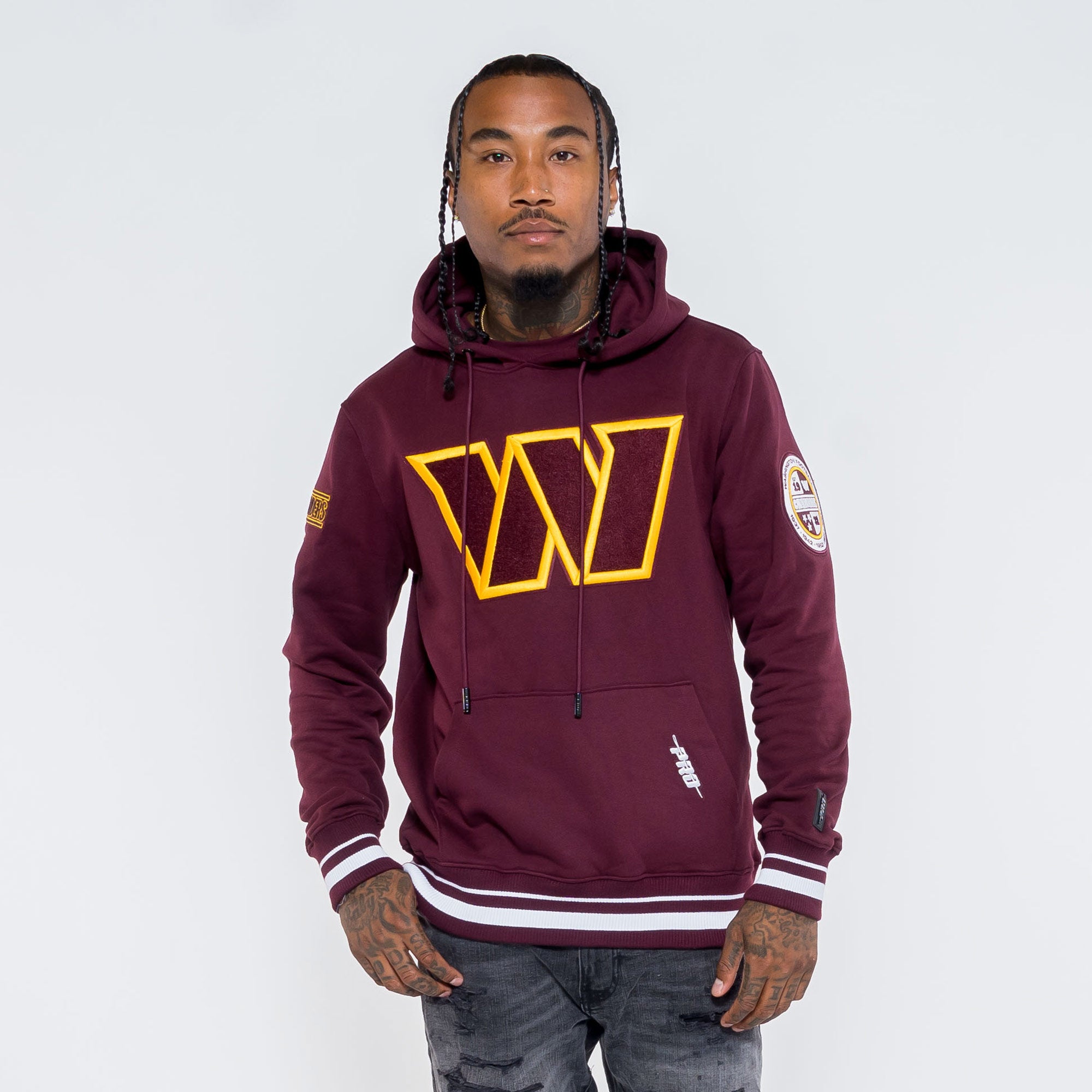 Pro Standard NFL Washington Commanders Luxury Athletic Collection Hoodie