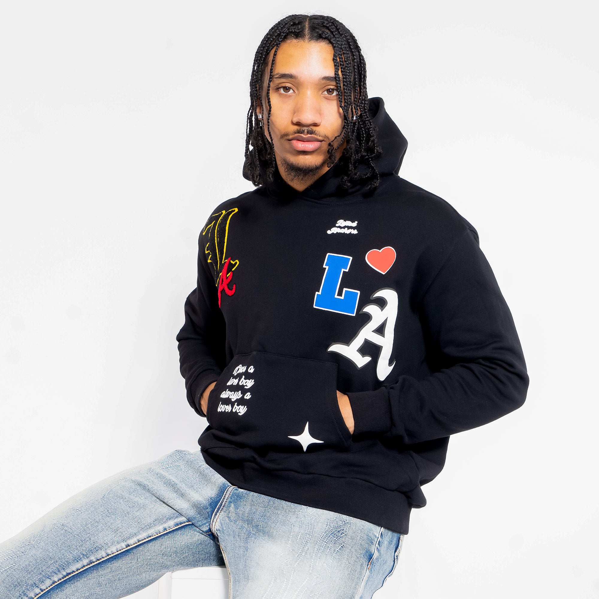 Lifted Anchors City Puff Print Hoodie