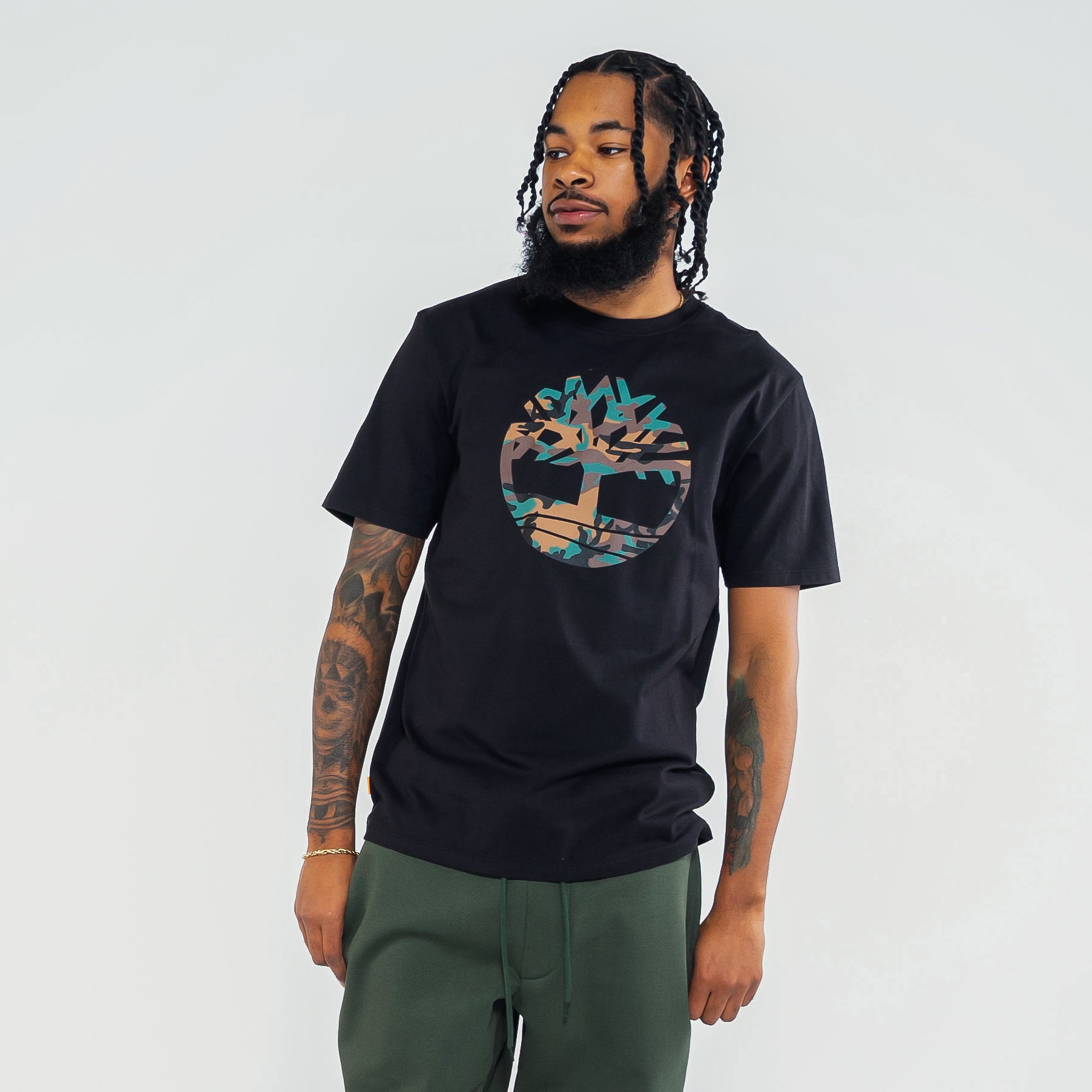 Timberland Outdoor Heritage Camo Tree Logo Tee