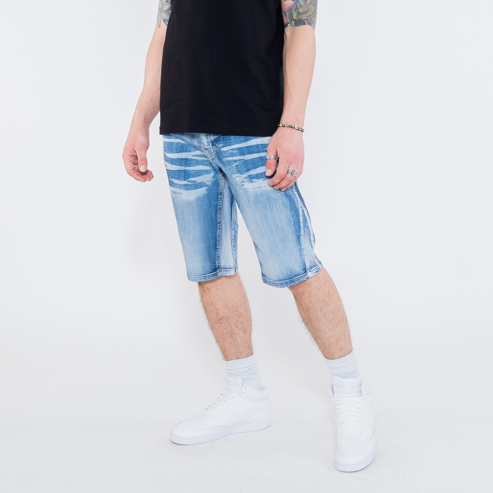 Evolution in Design Washed Denim Short