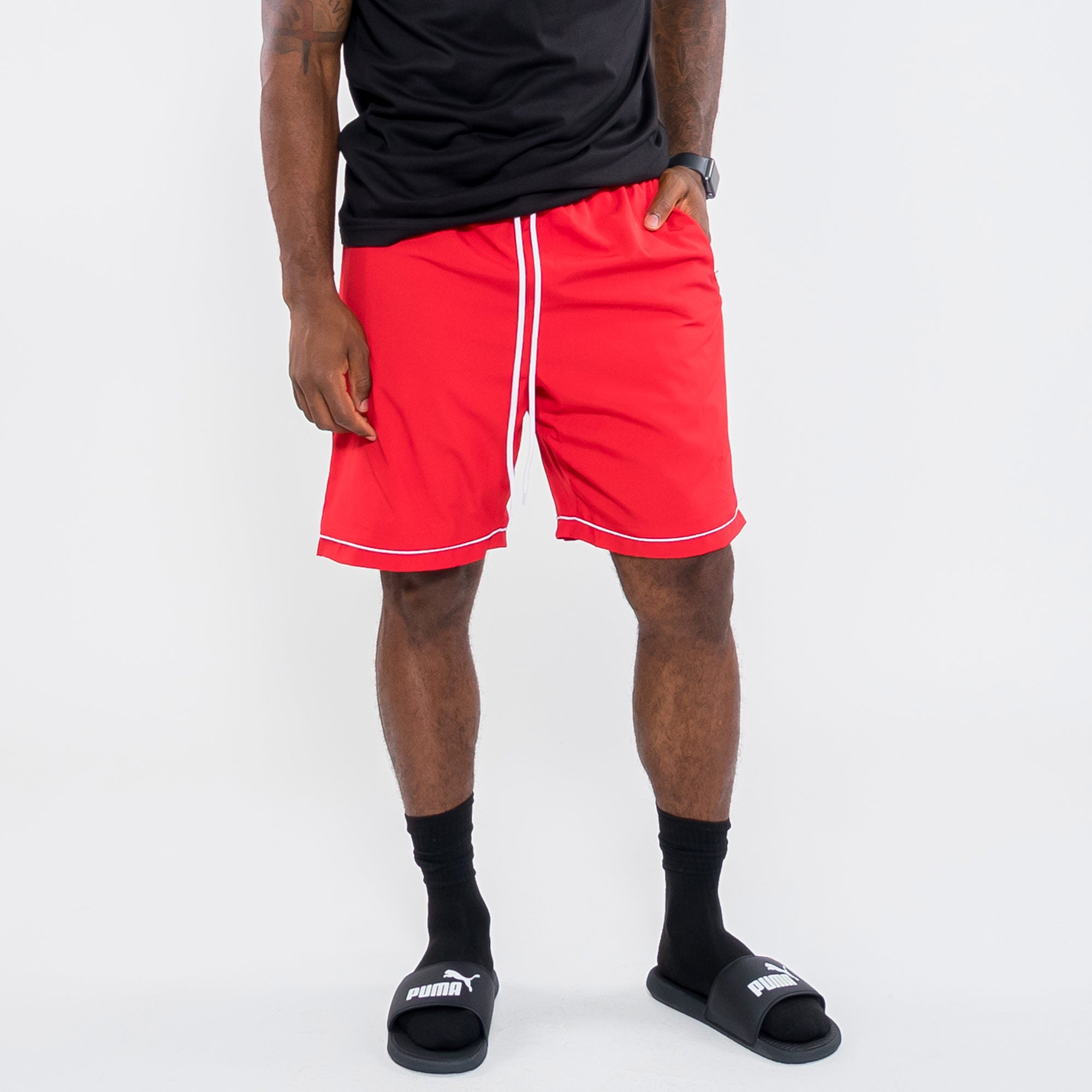 EPTM Red Piping Shorts