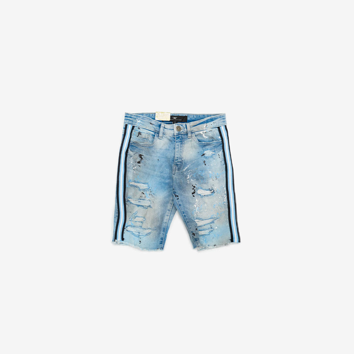 Jordan Craig Boys Sparta Striped Denim Shorts