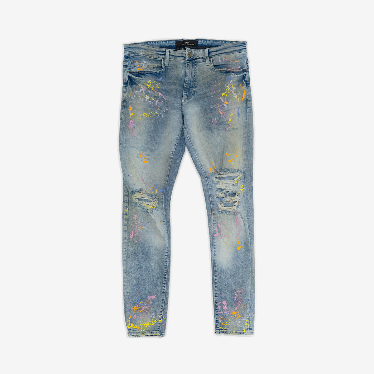 Jordan Craig paint denim jean