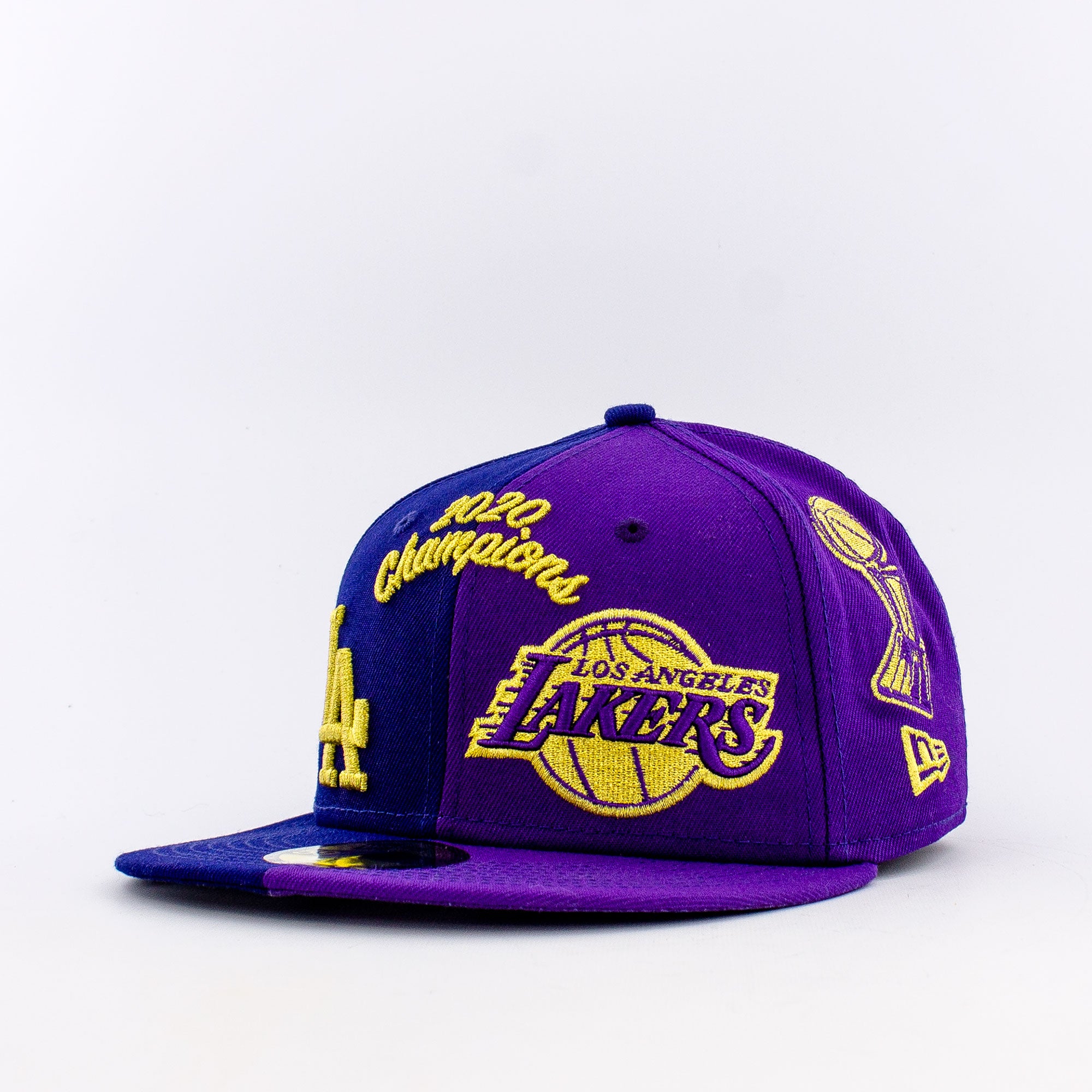 New Era NBA LA Lakers And MLB LA Dodgers 59FIFTY Fitted Hat