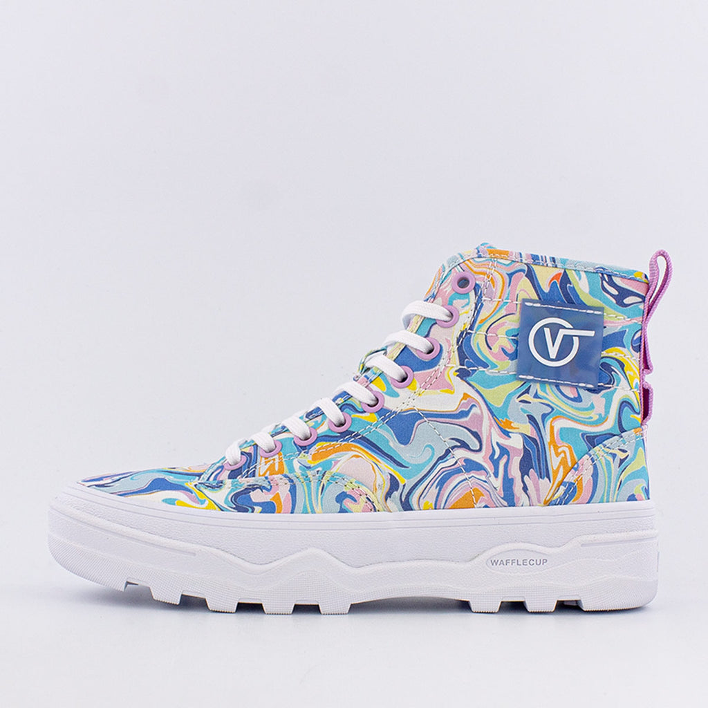 vans sentry sk8-hi wc skate shoe - drizzle