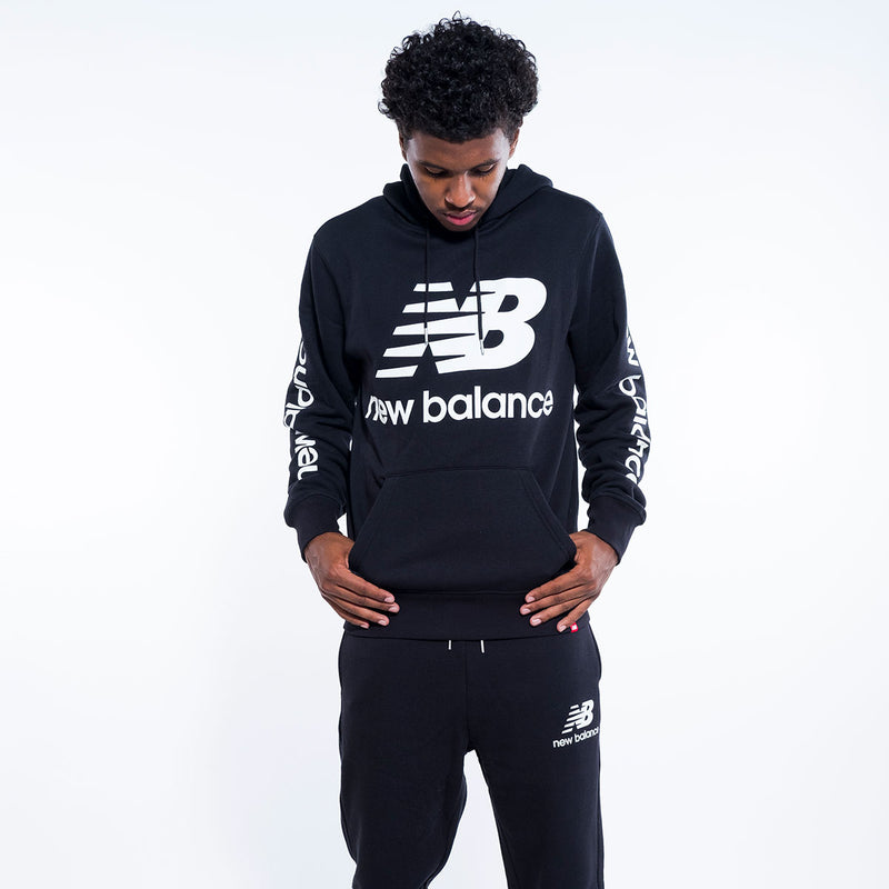 essentials nb logo hoodie