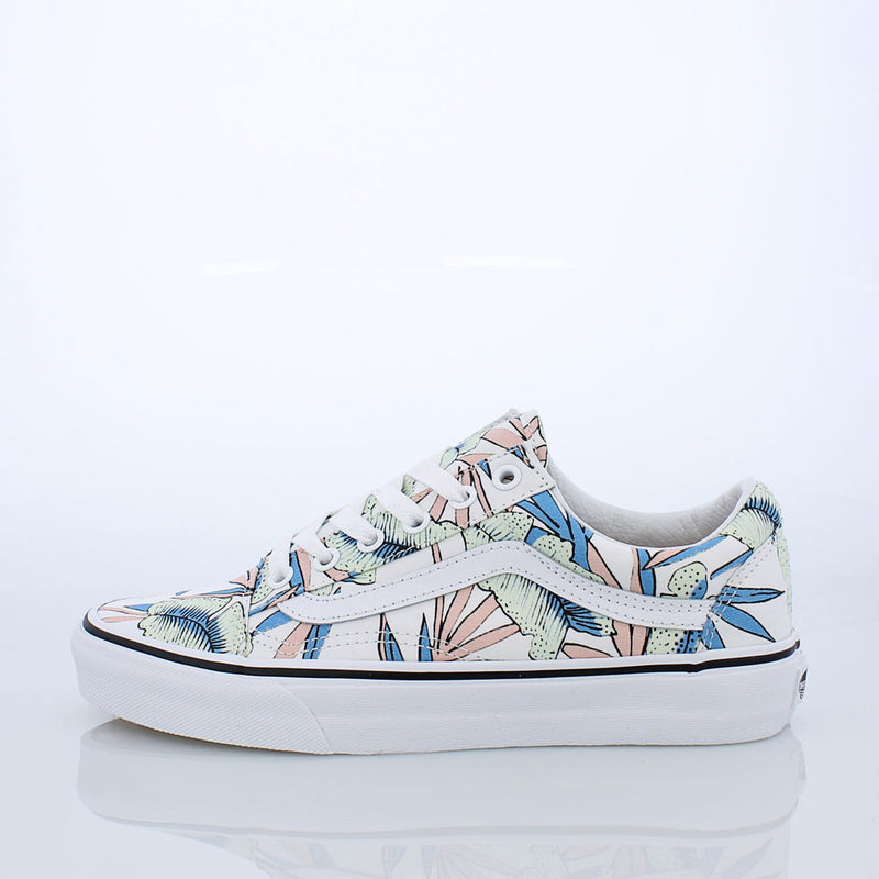 vans tropical leaves slip on